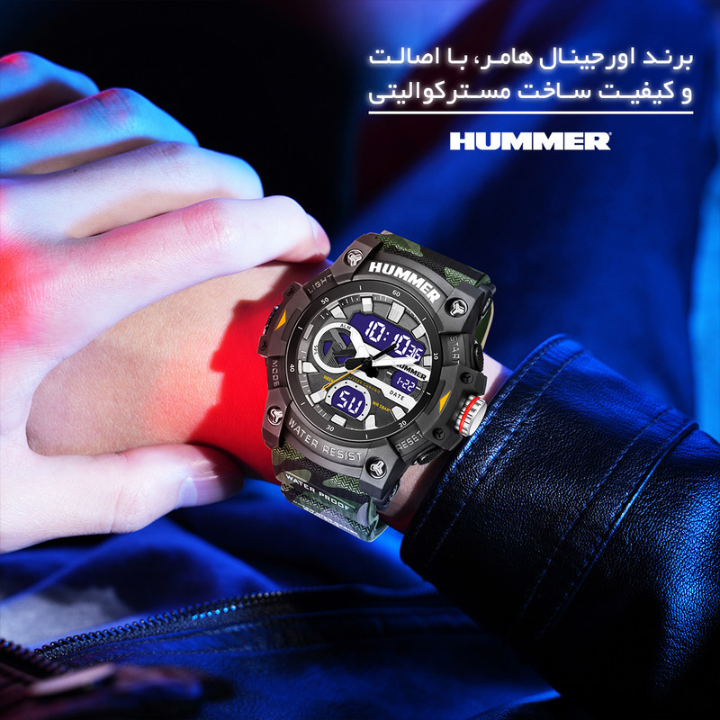 ساعت مچی عقربه‌ای کوارتز مردانه هامر مدل HM1440-C5 — تصویر ۳