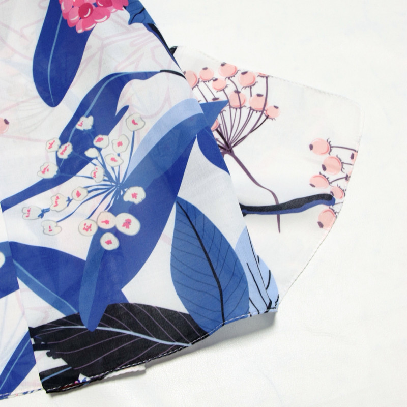 شال زنانه آنالیا مدل نخی تابستانه شاد کد 10175 — تصویر ۳