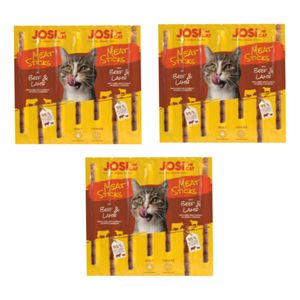 تشویقی گربه جوسرا مدل Meat Sticks Pack با طعم گوشت گاو و بره بسته 3 عددی
