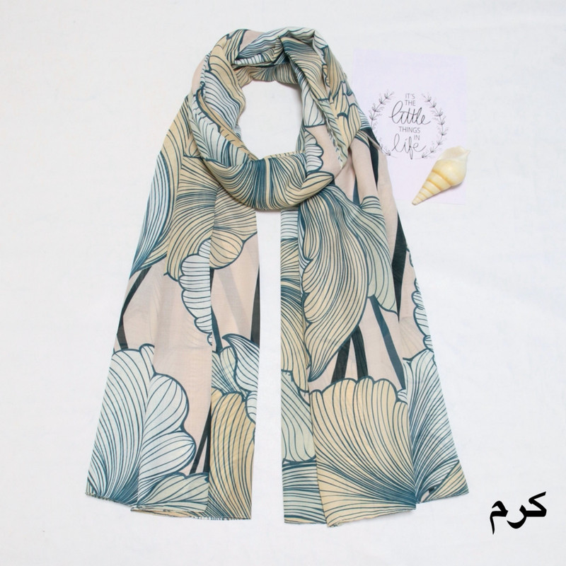 شال زنانه مدل نخی پاییزی کد 1007373 — تصویر ۲