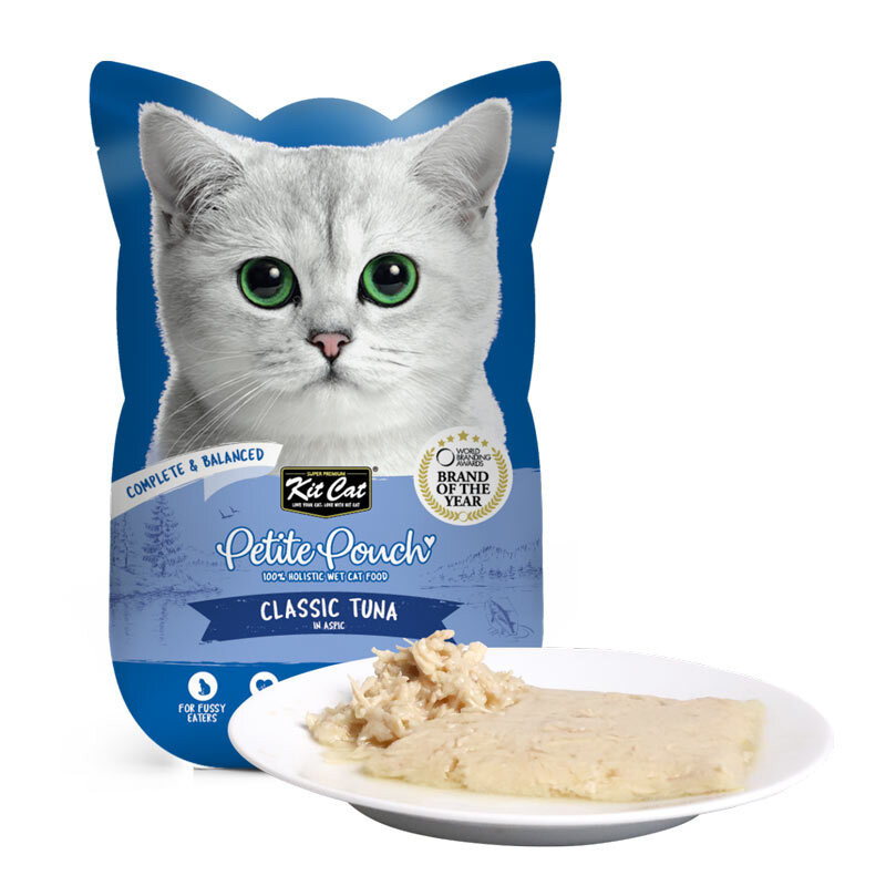 پوچ گربه کیت کت مدل Petite طعم ماهی تن کلاسیک وزن 70 گرم — تصویر ۲