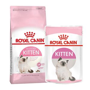 غذای خشک و پوچ بچه گربه رویال کنین مدل Kitten Pack با طعم مرغ وزن 3500 گرم — تصویر ۴