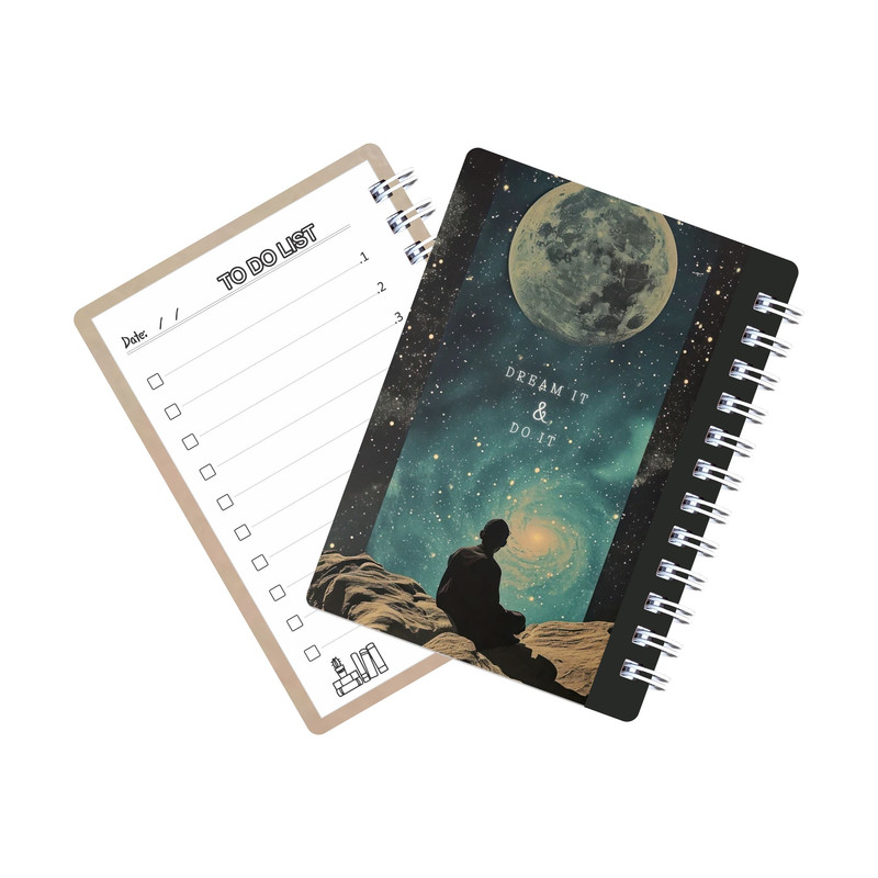 دفترچه یادداشت 50 برگ مدل تو دولیست طرح dream it and do it — تصویر ۳