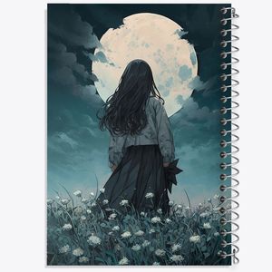 دفتر مشق 100 برگ خندالو طرح دخترانه کد F2954
