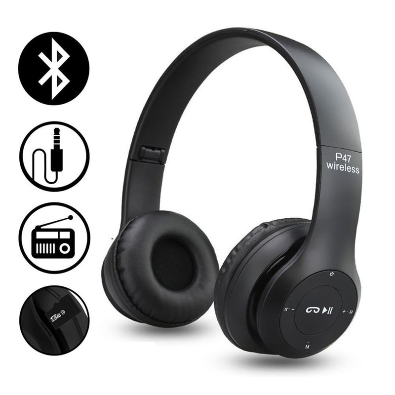 هدفون بلوتوثی مدل new version P47 — تصویر ۴