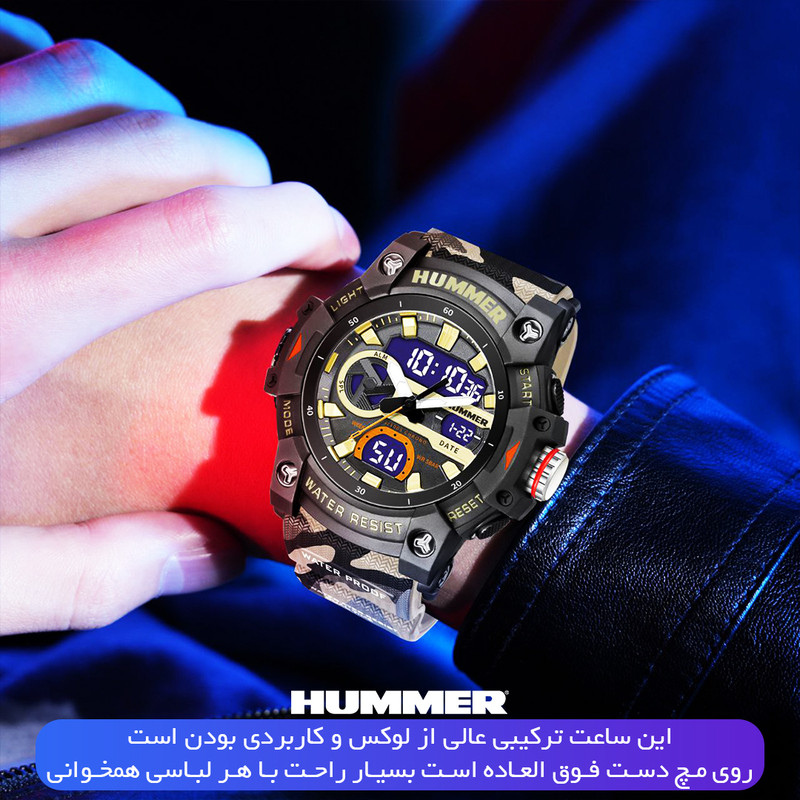 ساعت مچی عقربه‌ای کوارتز مردانه هامر مدل HM1440-C3 — تصویر ۴