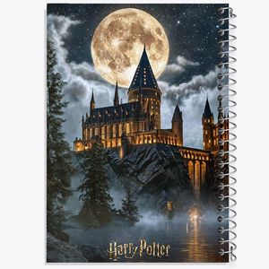 دفتر مشق 100 برگ خندالو طرح هاگوارتز هری پاتر (Harry Potter) کد F8825