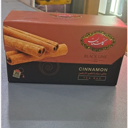 چای کیسه ای با طعم دارچین گلستان