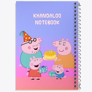 دفتر نقاشی 50 برگ خندالو طرح انیمیشن پپا پیگ (Peppa Pig) کد N9236