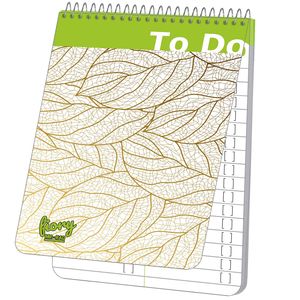 دفترچه یادداشت مستر راد مدل to do list طرح برگ زرین کد fiory 1766