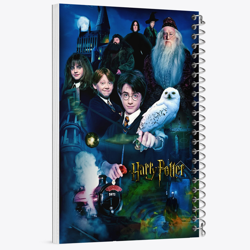 دفتر مشق 100 برگ خندالو طرح هری پاتر (Harry Potter) کد F5203 — تصویر ۲