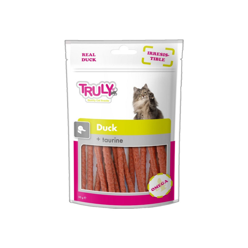 تشویقی گربه ترولی مدل Duck sticks Taurine وزن 50 گرم — تصویر ۳