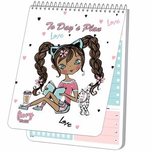 دفترچه یادداشت مستر راد مدل to do list طرح دختر فانتزی کد fiory 1778