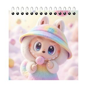 دفترچه یادداشت 50 برگ آلبالو مدل عروسک لبوبو کد 4125