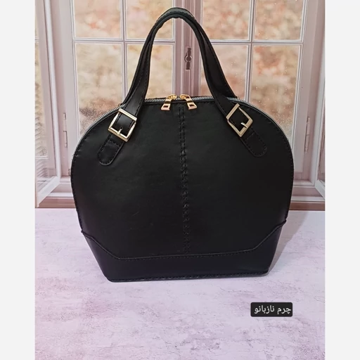 کیف دستی چرم طبیعی زنانه - ایستایی و جیب موبایل