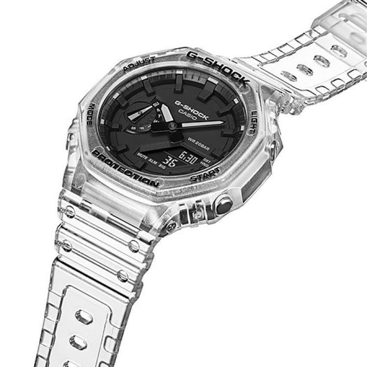 ساعت مچی عقربه‌ای کوارتز کاسیو مدل GA-2100SKE-7A — تصویر ۳