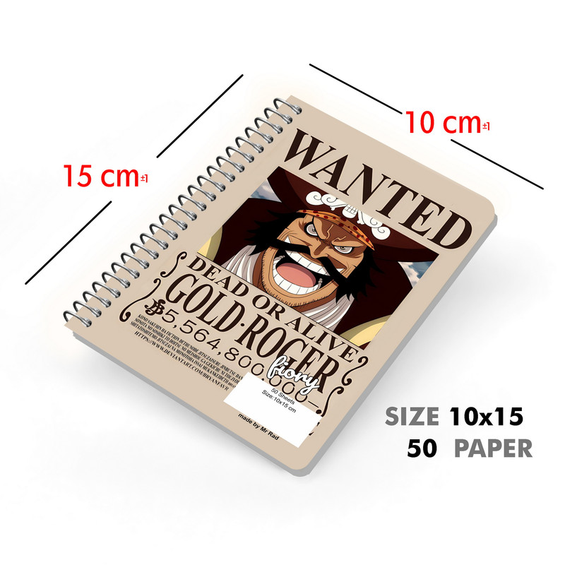 دفترچه یادداشت مستر راد مدل cheeck box طرح انیمه کد 2219 Doflamingo — تصویر ۲