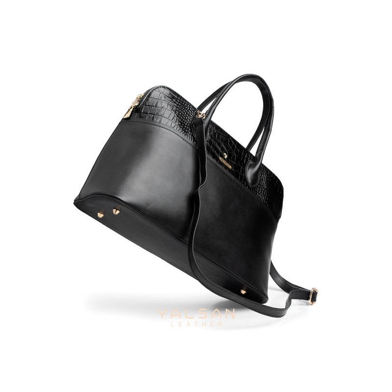 کیف دوشی زنانه چرم یلسان مدل دنیز کد GC-01-003 — تصویر ۳