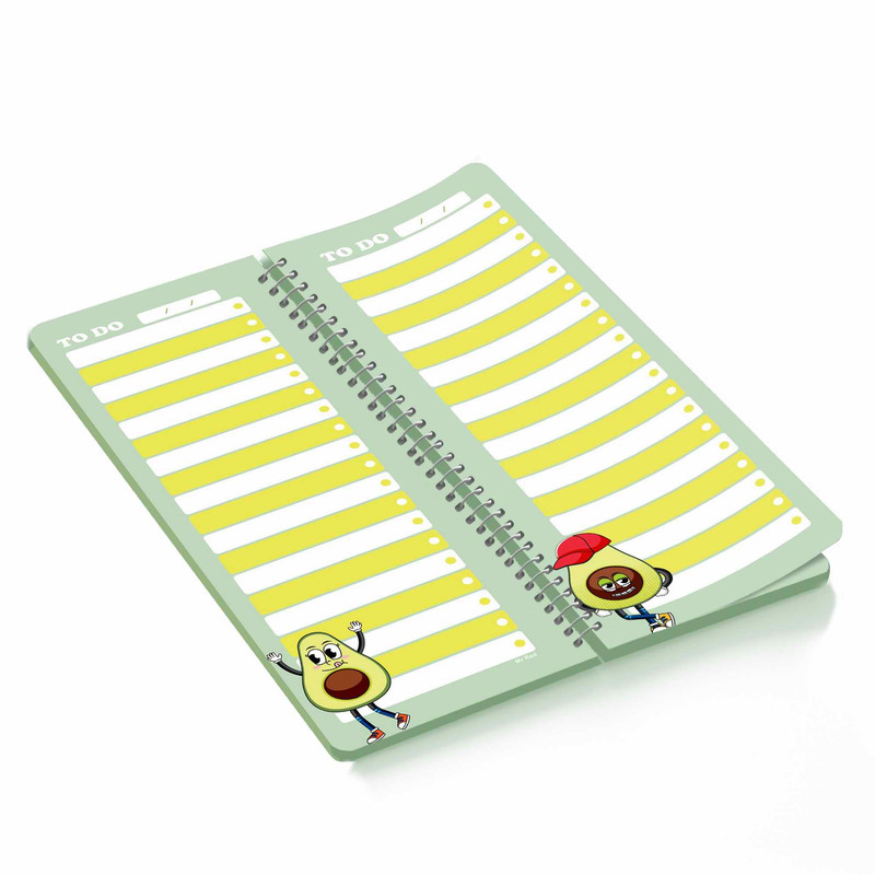 دفترچه یادداشت مستر راد مدل to do list طرح آواکادو کد fiory 1771 — تصویر ۵