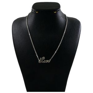 گردنبند نقره زنانه دلی جم طرح love کد D 635