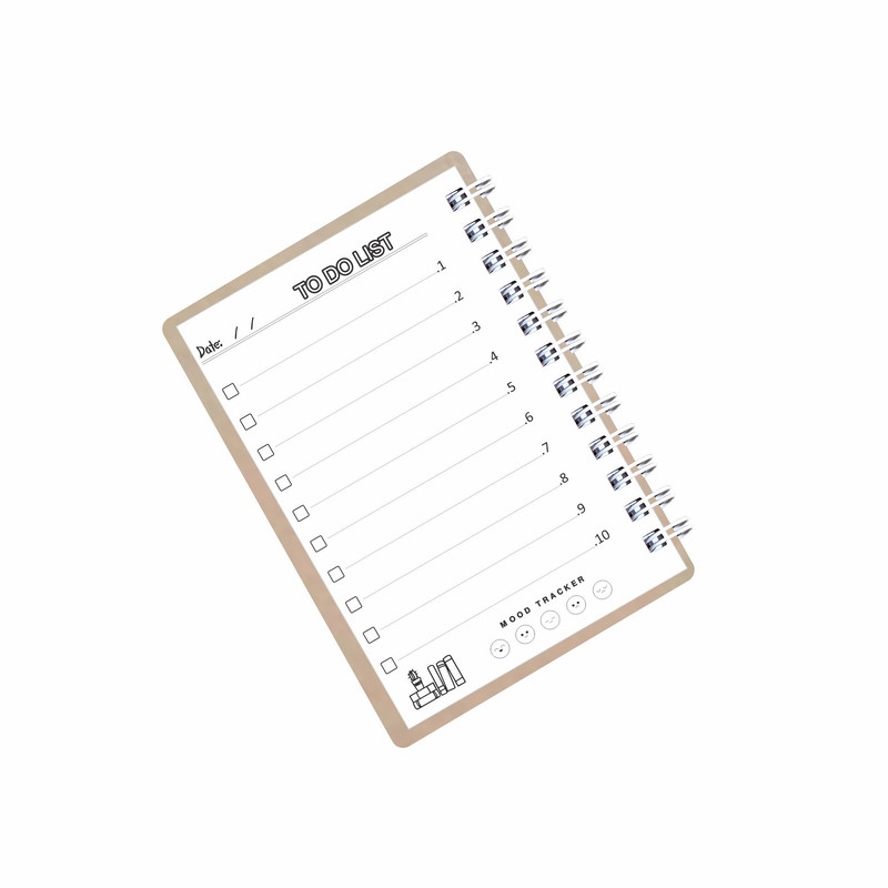 دفترچه یادداشت 50 برگ مدل تو دولیست طرح دختر کتابخوان فانتزی — تصویر ۲