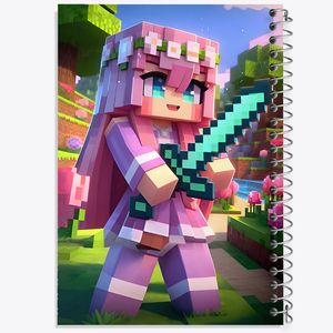 دفتر نقاشی 50 برگ خندالو طرح ماینکرافت (Minecraft) کد F8969