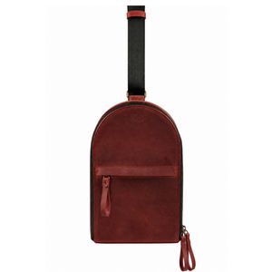 کیف کراس بادی زنانه و مردانه چرم طبیعی استودیوهنرساد مدل SACA2620