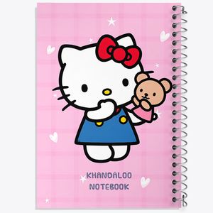 دفتر نقاشی 50 برگ خندالو طرح هلو کیتی (Hello Kitty) کد N9099