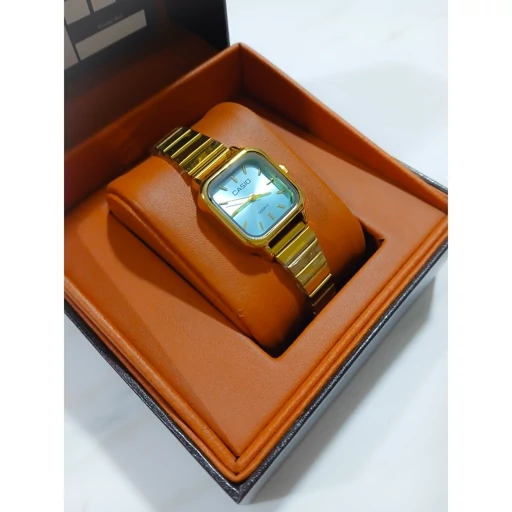 ساعت مچی زنانه کاسیو CASIO موتور با کیفیت مدل A 168 تیفانی