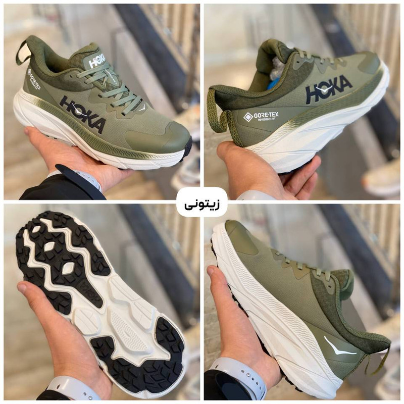 کفش پیاده روی مردانه هوکا مدل challenger goretex — تصویر ۴