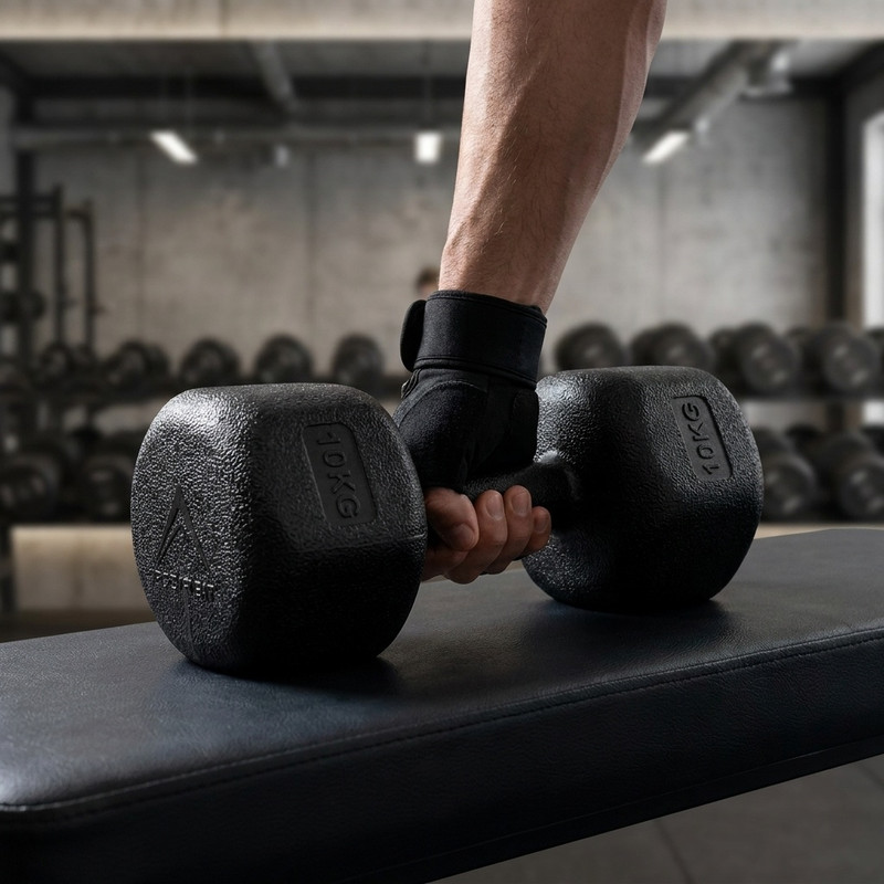 دمبل رادیس فیت مدل DUM-Fit 10000 Single وزن 10 کیلوگرم — تصویر ۲