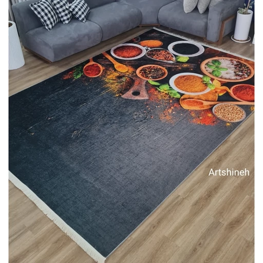 فرش آشپزخانه مخمل ترک طرح ادویه K120 (پس کرایه)