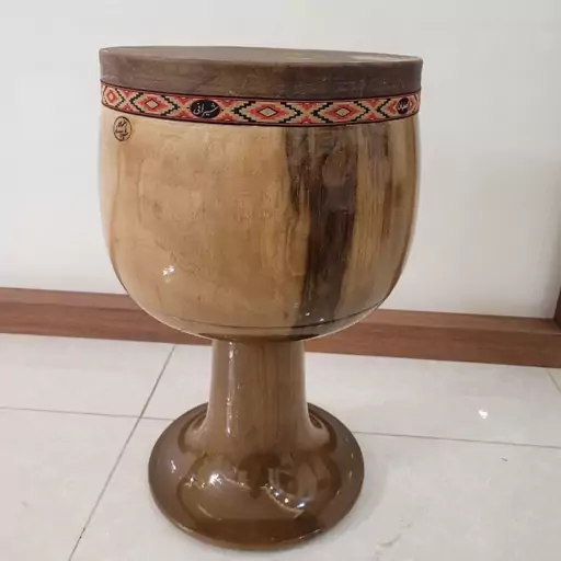 تنبک دو مهر ویژه Er گردو یک تکه شیرانی مستقیم از کارگاه