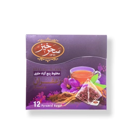 دمنوش زعفران جنسینگ سحرخیز