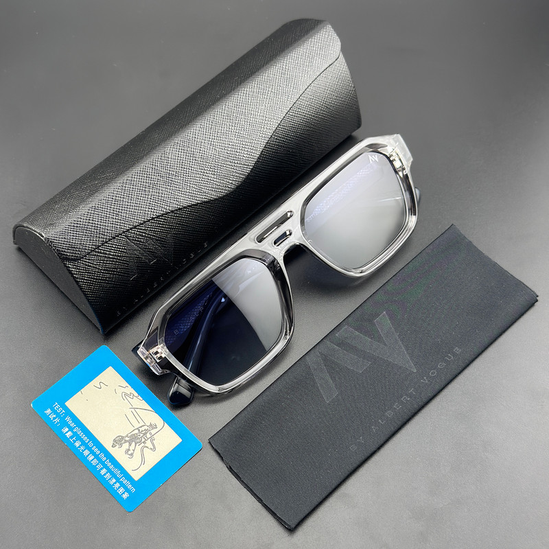 عینک آفتابی خلبانی (Aviator) آلبرت وگ مدل S31120-C2 Acetate Avantgarde Visionary — تصویر ۵