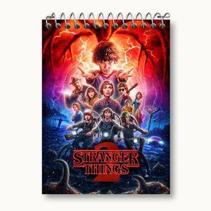 دفتر یادداشت 50 برگ خندالو مدل سریال استرنجر تینگز Stranger Things کد 19301
