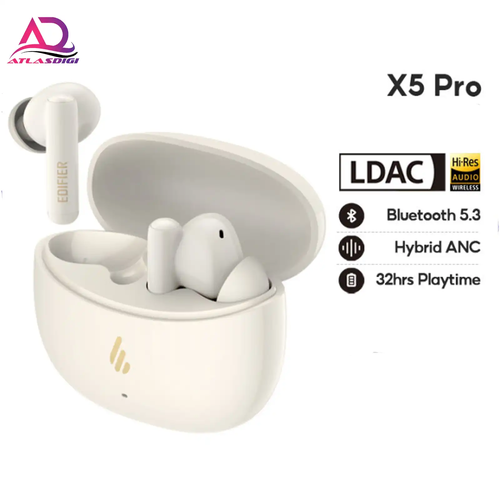 هندزفری بی سیم ادیفایر حذف نویز مدل Edifier X5 Pro 2024 IP55 — تصویر ۲