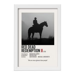 تابلو خندالو طرح رد دد (Red Dead) کد F13456