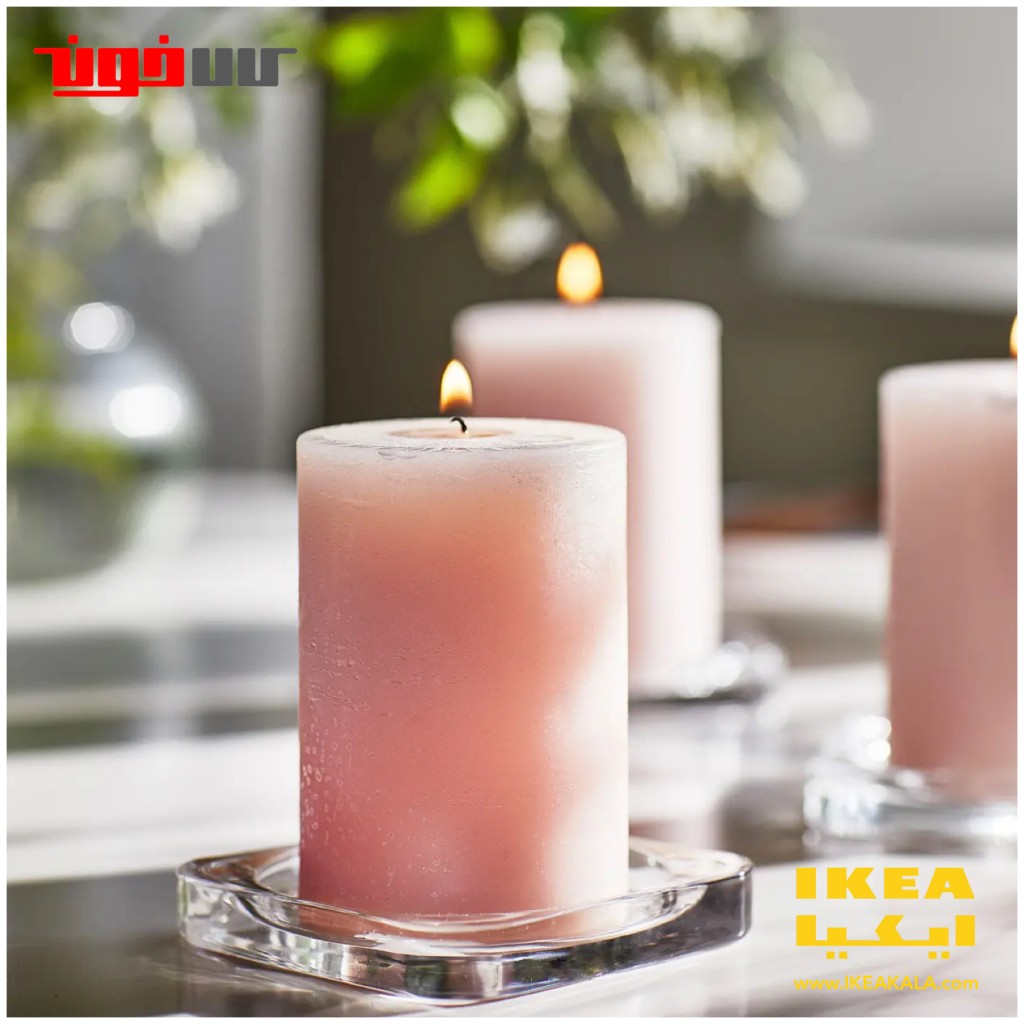 شمع ۳ عددی معطر ایکیا مدل LUGNARE — تصویر ۳