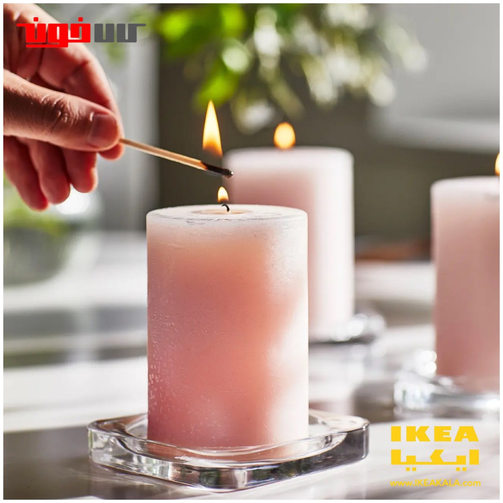 شمع ۳ عددی معطر ایکیا مدل LUGNARE — تصویر ۴