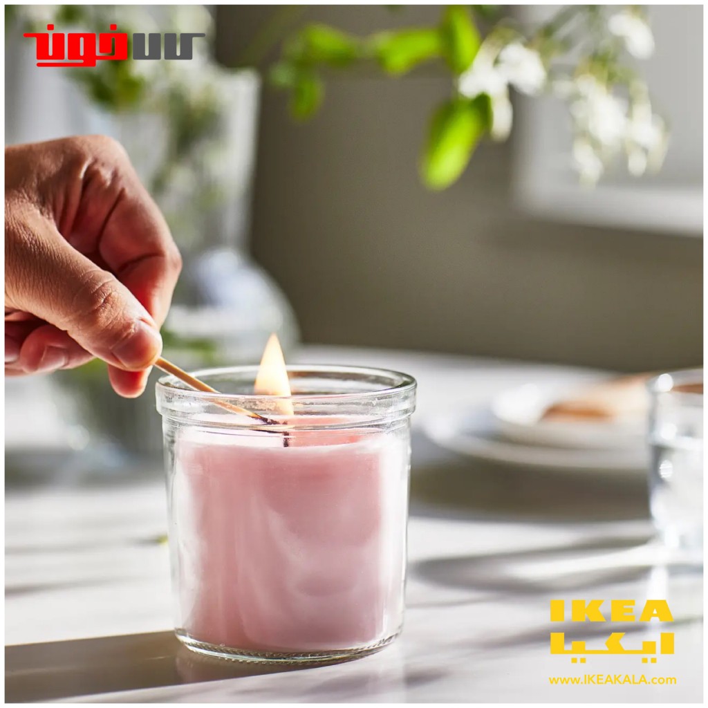 شمع معطر ایکیا مدل LUGNARE — تصویر ۳