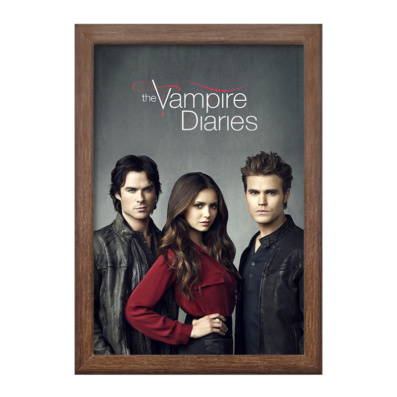 تابلو خندالو طرح خاطرات یک خون آشام The Vampire Diaries کد 20248 — تصویر ۲