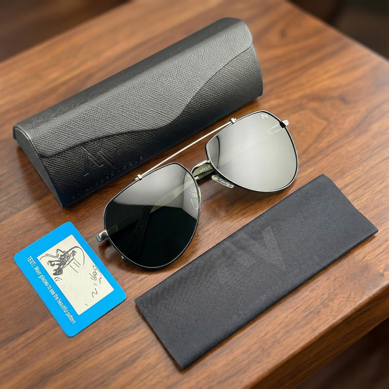 عینک آفتابی خلبانی مردانه آلبرت وگ مدل 6322C21P144 Polarized Sacramento — تصویر ۵