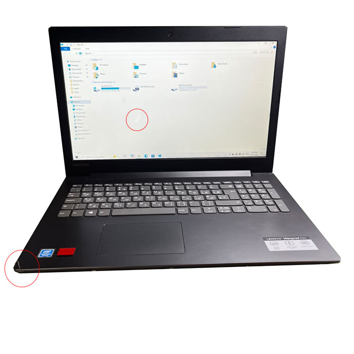 لپ تاپ استوک لنوو مدل Lenovo IP 330 / Pentium Silver N5000 / 4G DDR4 / SSD 120 / 2G AMD 530 / 15 Inch HD