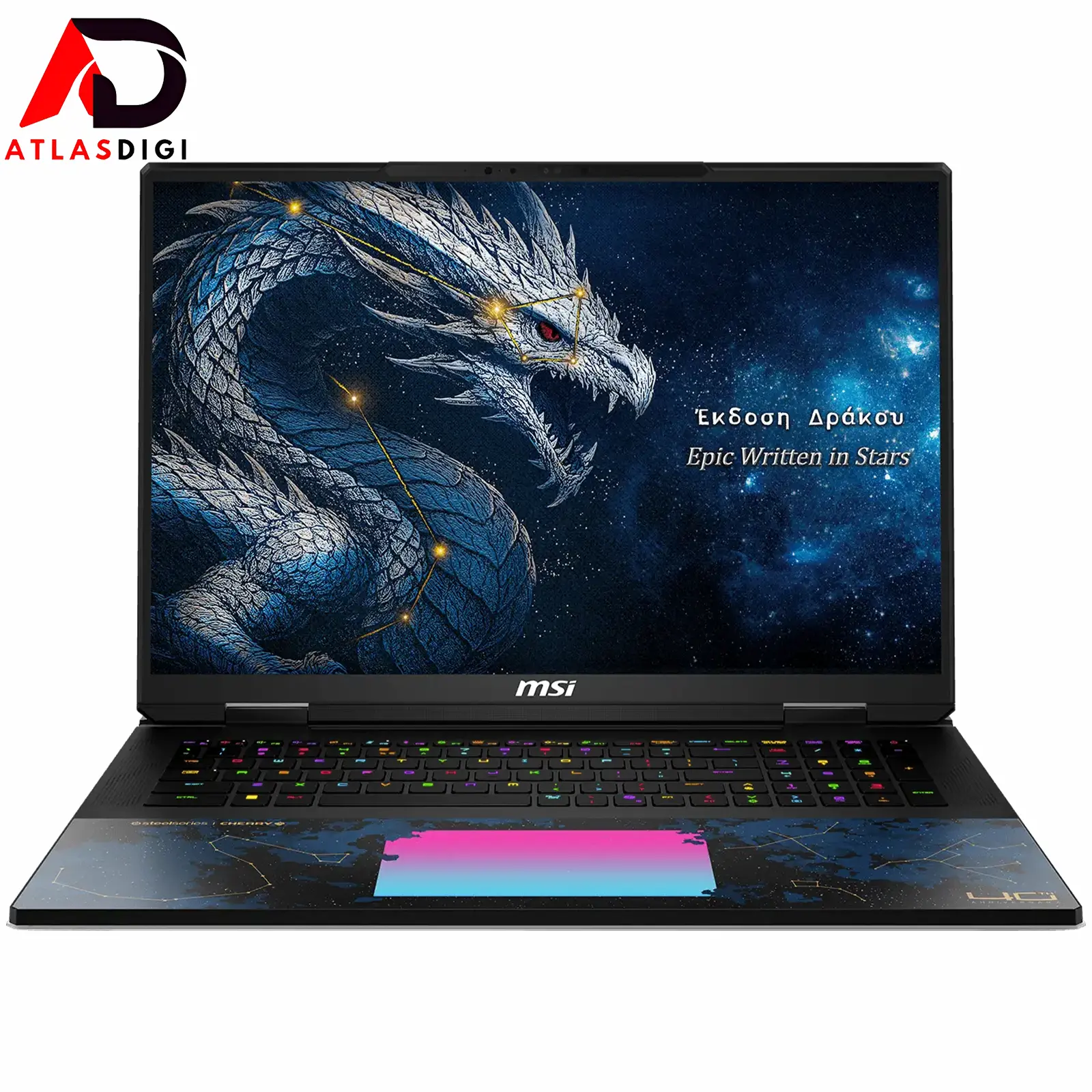 لپ تاپ گیمینگ ام اس ای مدل MSI Titan 18 Ultra Dragon Edition 2026 | Ultra 9 290HX Plus | NVIDIA RTX 5090 | 192GB RAM | 12TB SSD | 18" 4K 240Hz Mini LED — تصویر ۲