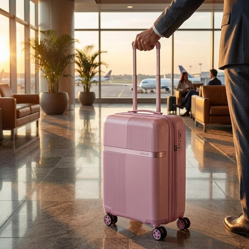 چمدان رونکاتو مدل AIRGLAM کد 419753 سایز کوچک ارتفاع 55 سانتی متر — تصویر ۲