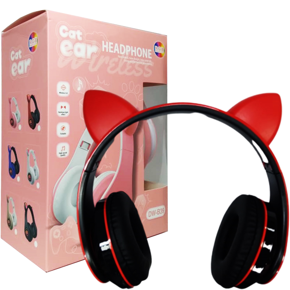 هدفون گربه ای بی سیم Cat Ear مدل DW-B39