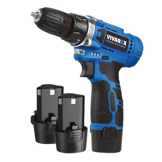 دریل شارژی ویوارکس مدل VR1215V ظرفیت ۱۲ ولت با ۲ باتری اتوماتیک
