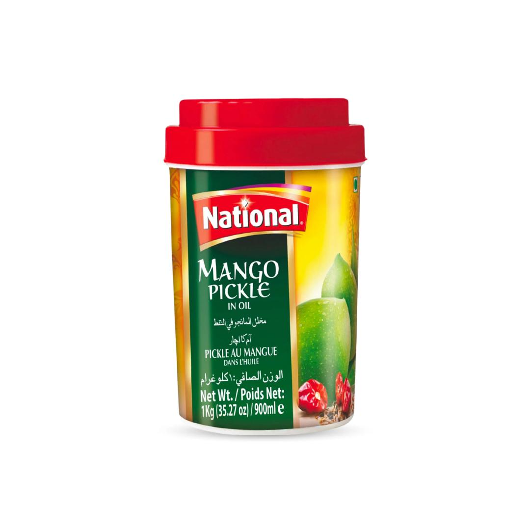 ترشی انبه ناسیونال پاکستانی روغنی وزن 1 کیلویی NATIONAL — تصویر ۲