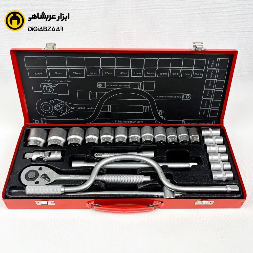 جعبه بکس سفید 24 پارچه 6 پر 1.2 اینچ المکس مدل SS8900 — تصویر ۲